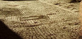 Brick floor
